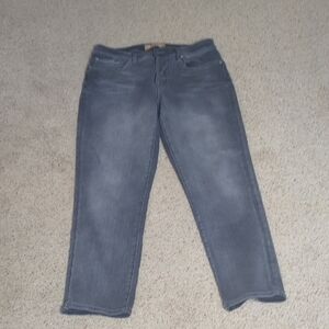 7 For All Mankind Women's Straight-Leg Jeans in Faded Blue-Gray Luxe Vintage